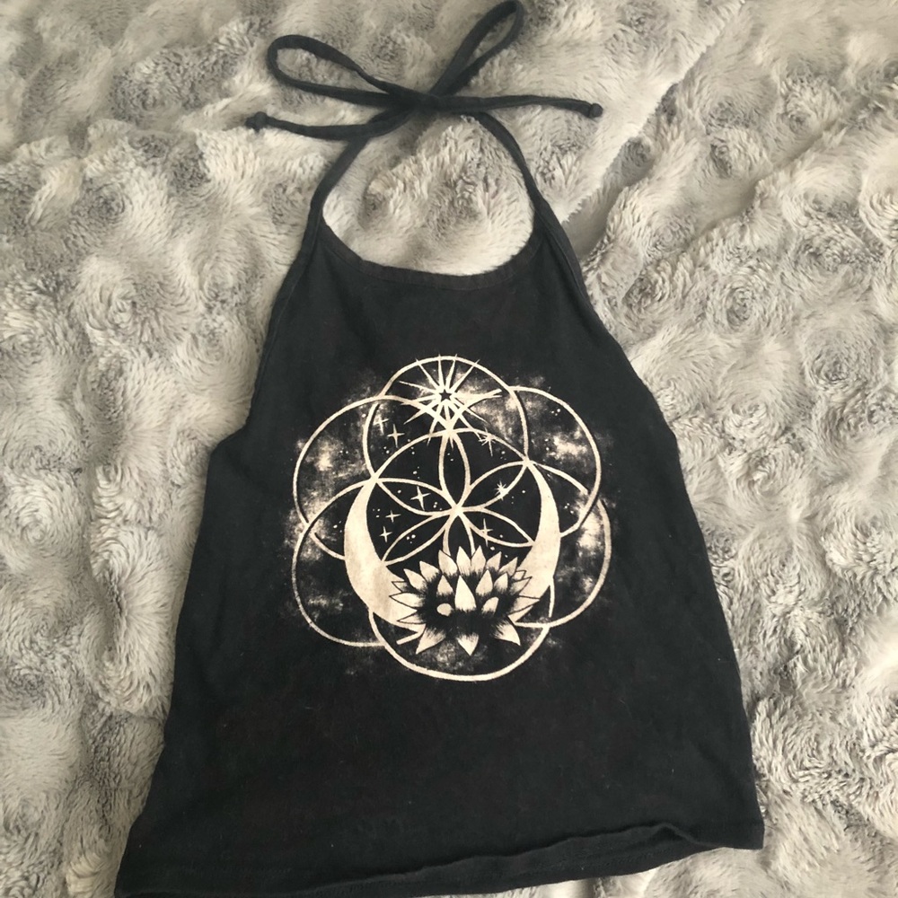 Size large LA hearts crop top